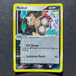 Nuzleaf | 39/100 Crystal Guardians | Reverse Holo [Stamped] | Pokemon TCG LP - Image 1