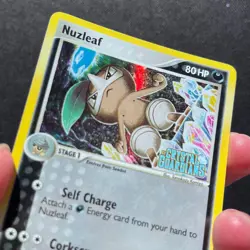 Nuzleaf | 39/100 Crystal Guardians | Reverse Holo [Stamped] | Pokemon TCG LP - Image 3