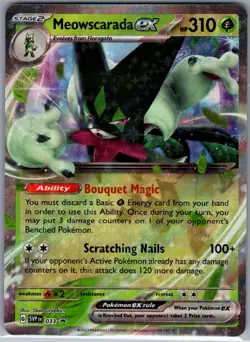 Meowscarada ex SVP 033 SV: Scarlet & Violet Promo Cards - Pokemon Card - NM - Image 1