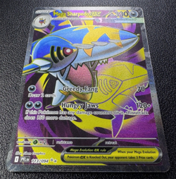 Pokemon: Mega Sharpedo ex Ultra Rare Full Art Holo 113/094 Phantasmal Flames - Image 2