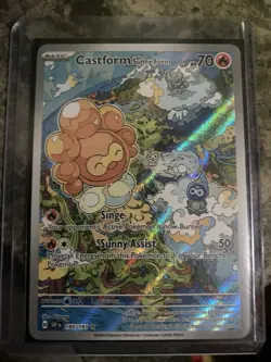 Castform Sunny Form 195/191 - Surging Sparks Illustration Rare Pokemon TCG - NM - Image 1