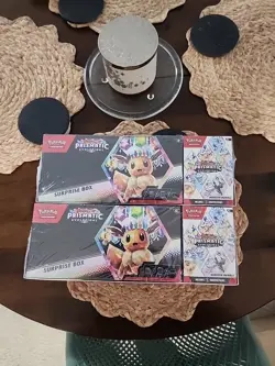 Pokemon Sam's Club Prismatic Evolutions Surprise Box + Booster Bundle Lot X2 - Image 1