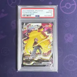 US SELLER PSA 10 Pikachu VMAX Climax CSR Full Art Pokemon Japanese 223/184 - Image 1