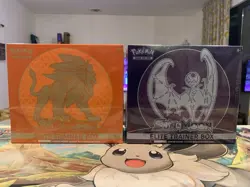 Pokemon TCG Sun and Moon Base Set ETB Set of 2 - Brand New Sealed - Image 1