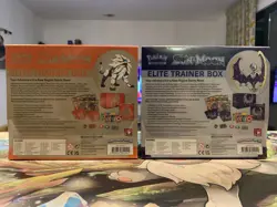 Pokemon TCG Sun and Moon Base Set ETB Set of 2 - Brand New Sealed - Image 2