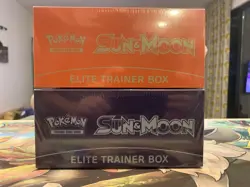 Pokemon TCG Sun and Moon Base Set ETB Set of 2 - Brand New Sealed - Image 4
