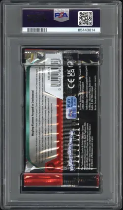 2023 Pokemon S&V Obsidian Flames Booster Pack Terastallized Tyranitar PSA 9 Mint - Image 2