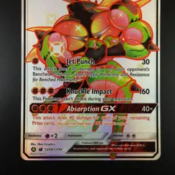 Buzzwole GX SV68/SV94 Pokemon Hidden Fates Holo Full Art Card - Image 3