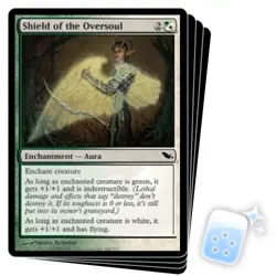 SHIELD OF THE OVERSOUL X4 Shadowmoor SHM Magic MTG MINT CARD - Image 1