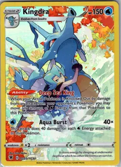 Kingdra TG03/TG30 SWSH10: Astral Radiance Trainer Gallery - Pokemon Card - NM - Image 1
