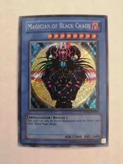Magician of Black Chaos PP01-EN001 Secret Rare LP Yugioh Card - Image 1