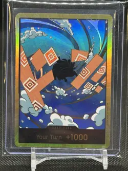 DON!! Card (Jinbe) (Gold) Premium Booster -The Best- Vol. 2 Foil - Image 1