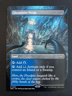 Gloomlake Verge (Borderless) Duskmourn: House of Horror Regular MTG - Image 1