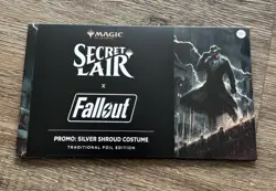 Secret Lair x Fallout: Silver Shroud Costume FOIL PROMO - New/Sealed - Image 1