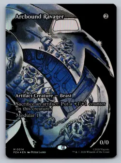 MTG Arcbound Ravager 0014 Borderless Foil TMNT Mythic Rare PZA EN - Image 1