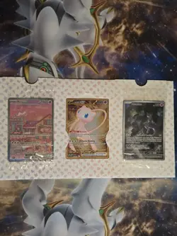 Pokemon TCG 151 UPC Promo Set Mew 053, Mewtwo 052, Metal Mew 205 New Sealed - Image 1