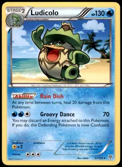 Pokemon - Ludicolo #31/135 - Plasma Storm Rare - Image 1