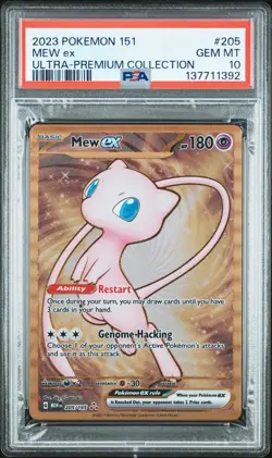 2023 POKEMON 151 ULTRA-PREM COLL #205 MEW EX PSA 10 - Image 1