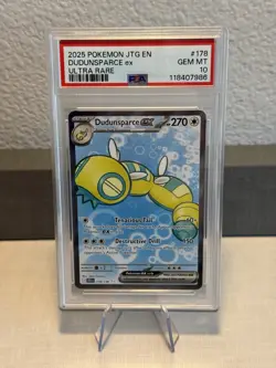 Dudunsparce ex 2025 Pokemon Journey Together 178/159 Ultra Rare PSA 10 - Image 1