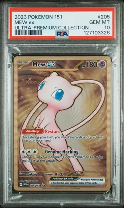 2023 POKEMON 151 ULTRA-PREM COLL #205 MEW EX PSA 10 - Image 1