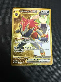 Pokemon - N's Zoroark ex - 189/159 - SV09: Journey Together - Holo - Hyper Ra NM - Image 1