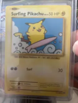 Surfing Pikachu 111/108 XY Evolutions Secret Rare Full Art Holo Pokemon TCG NM - Image 1