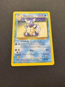 Pokemon TCG Wartortle 42/102 Base Set Uncommon Near Mint 1999 WoTC - Image 2