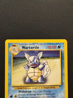 Pokemon TCG Wartortle 42/102 Base Set Uncommon Near Mint 1999 WoTC - Image 3