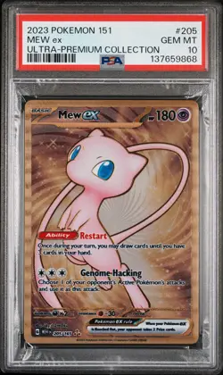 2023 POKEMON 151 ULTRA-PREM COLL #205 MEW EX PSA 10 - Image 1