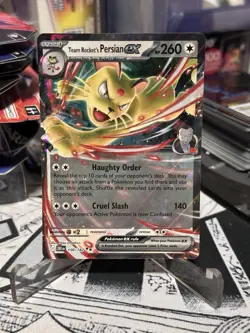 Team Rocket's Persian ex DRI 150/182 Pokemon Destined Rivals NM/M - Image 1