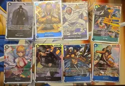 One Piece TCG Full Art SR Foil Card Lot OP-03 06 - Image 1