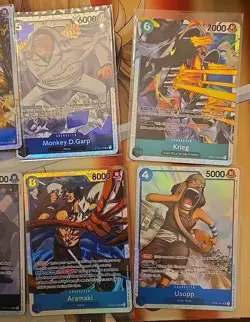 One Piece TCG Full Art SR Foil Card Lot OP-03 06 - Image 3
