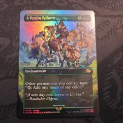 MTG English A Realm Reborn (Borderless) (Chocobo Track Foil) NM Foil - Image 1