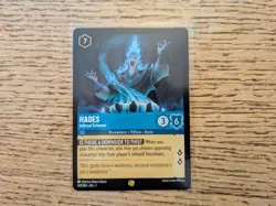LEGENDARY CARD HADES INFERNAL SCHEMER DISNEY LORCANA THE FIRST CHAPTER 147/204 - Image 2