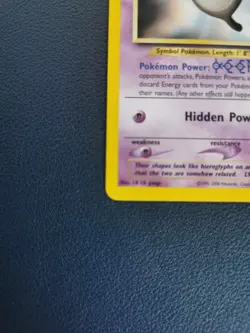 Pokemon Card Unown K 58/64 Neo Revelation Common WOTC - Image 4