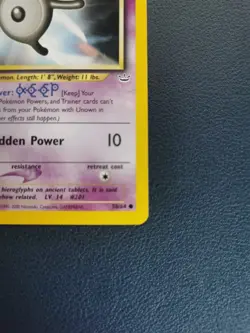 Pokemon Card Unown K 58/64 Neo Revelation Common WOTC - Image 5