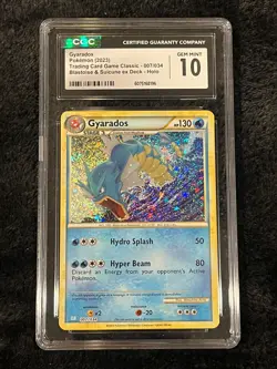 Gyarados Blastoise & Suicune Ex Deck Trading Card Game 007/034 NM CGC🔥10 - Image 1