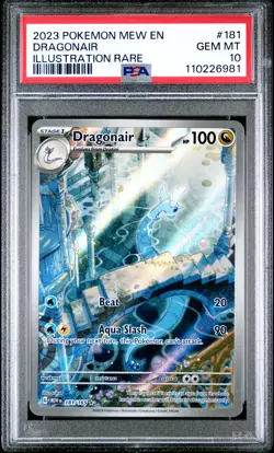 Dragonair 181/165 Illustration Rare 151 Pokemon PSA 10 GRADED CARD - Image 1