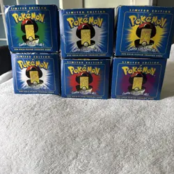1999 Pokemon Burger King Special Edition 24k Gold Played Card Full Set NIB - Image 2