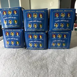 1999 Pokemon Burger King Special Edition 24k Gold Played Card Full Set NIB - Image 4