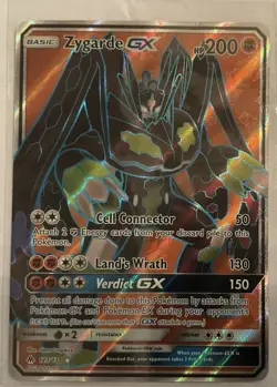 Zygarde GX Full Art Holo Card 123/131 Forbidden Light Near Mint Condition - Image 1