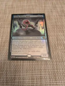 x1 Krang, Master Mind - Foil R MTG Teenage Mutant Ninja Turtles M/NM, English - Image 1