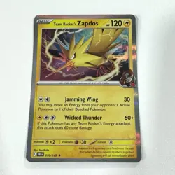 Pokemon TCG: SV10: Destined Rivals - Team Rocket's Zapdos - 070/182 NM ON HAND - Image 1