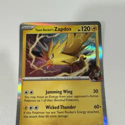 Pokemon TCG: SV10: Destined Rivals - Team Rocket's Zapdos - 070/182 NM ON HAND - Image 3