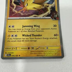 Pokemon TCG: SV10: Destined Rivals - Team Rocket's Zapdos - 070/182 NM ON HAND - Image 4