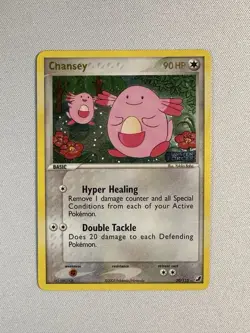 Pokemon TCG - Chansey (20/115) EX Unseen Forces Stamped - Reverse Holo Rare - NM - Image 1