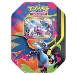 Pokemon TCG Mega Charizard X ex Tin 4 Booster Packs & Charizard Promo Sealed - Image 1