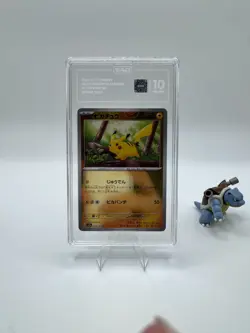 Pokemon Pikachu 025/165 SV151 Poke Ball Reverse Holo TAG 10 Gem Mint PSA - Image 2