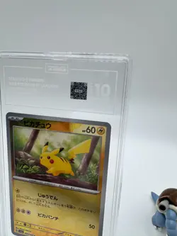 Pokemon Pikachu 025/165 SV151 Poke Ball Reverse Holo TAG 10 Gem Mint PSA - Image 5