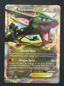 Rayquaza EX 85/124 - - NM/M - Pokemon Holo : Dragons Exalted - Image 1